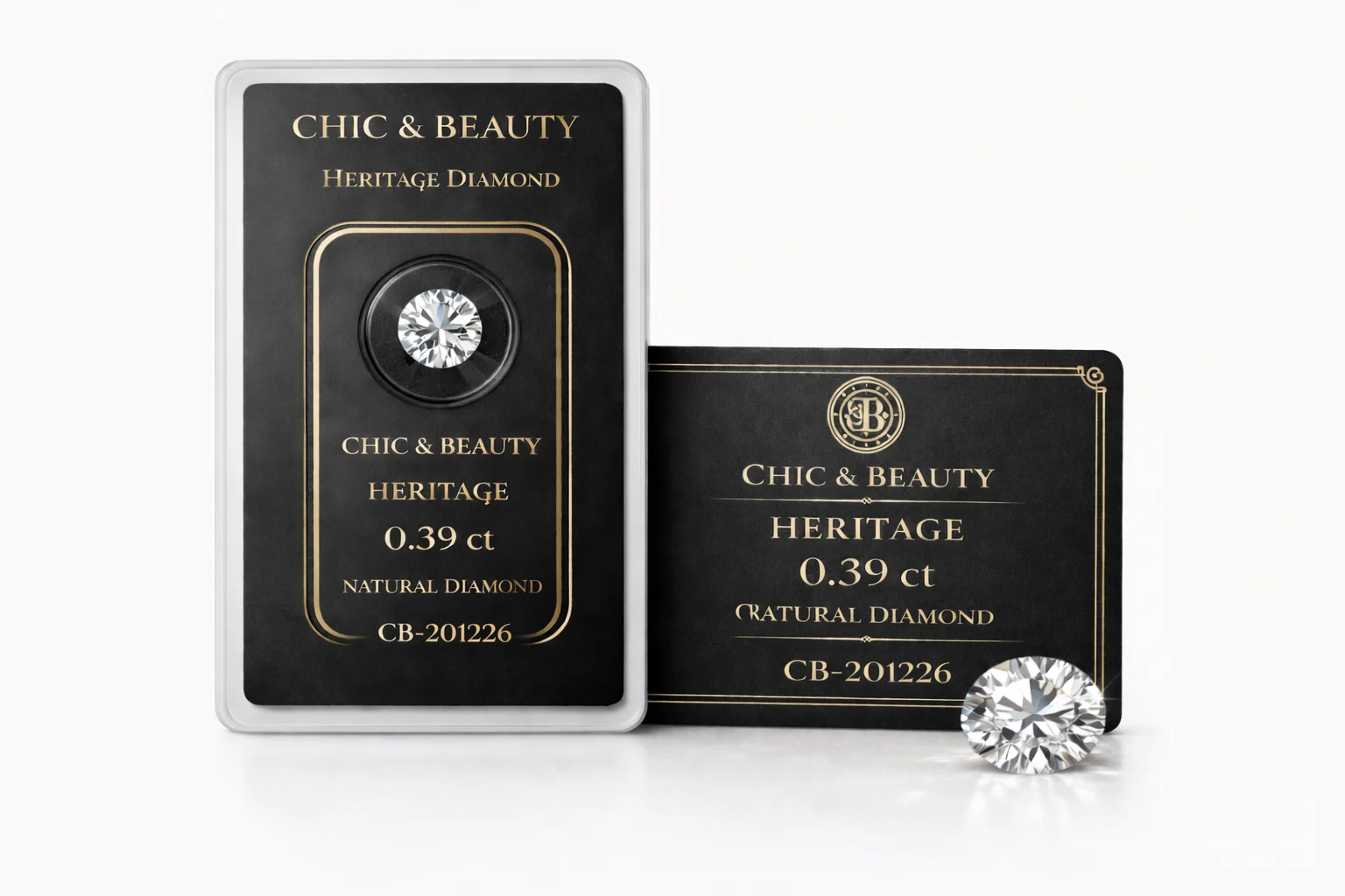 Diamante natural de 0.39 ct