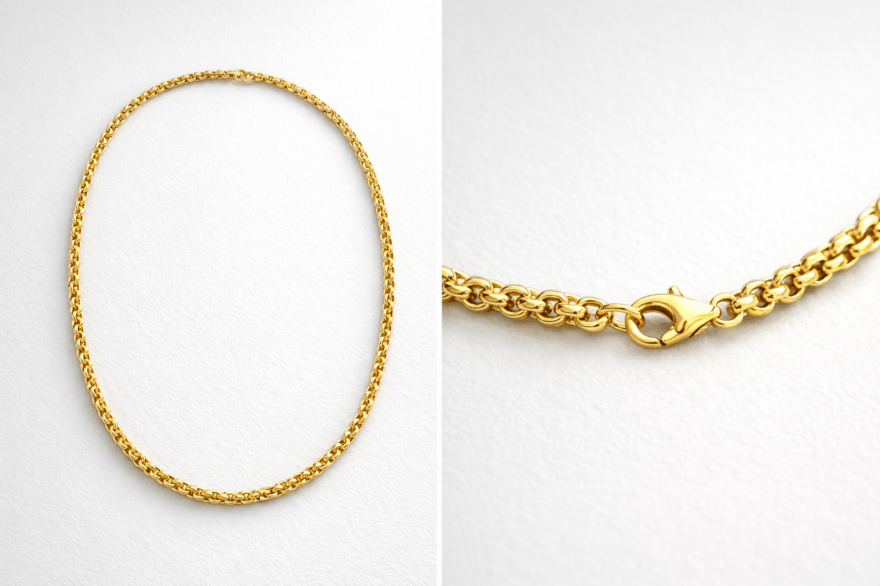 J 005 de oro 18K - vista 3